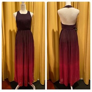 NWT Zaful Ombré Backless Maxi Swim Cover Sz. S